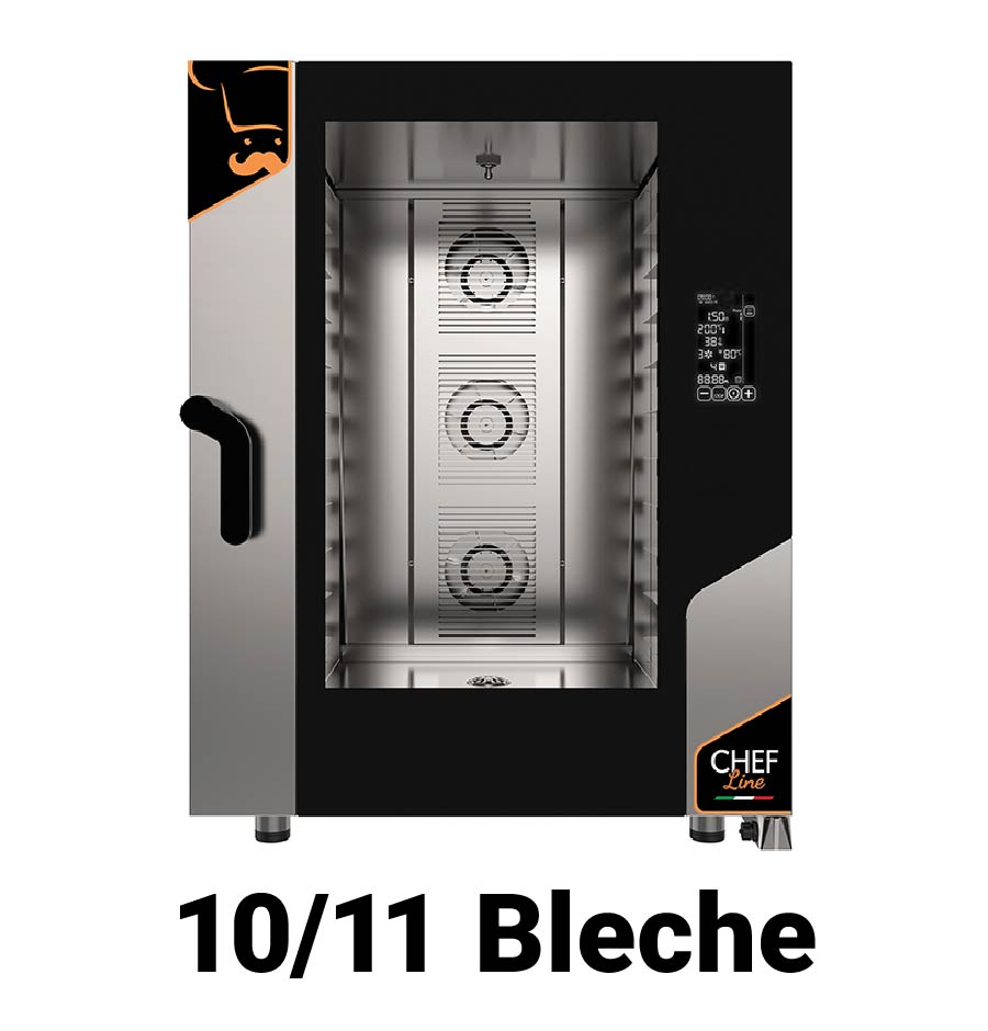 Elektro Heißluftöfen Manuell, Digital, Touchscreen 10/11 Bleche