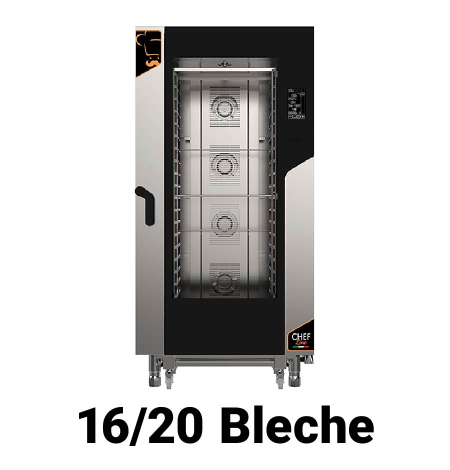 Elektro Heißluftöfen Manuell, Digital, Touchscreen 16/20 Bleche