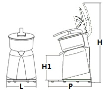 Commercial Juicer Maxi With Lever